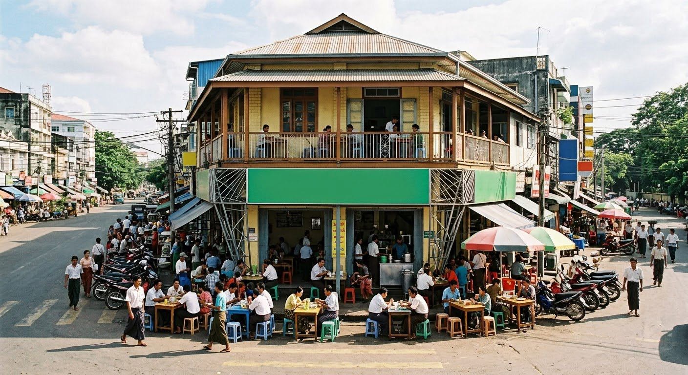 ☕️🫖 #လှိုင်မြို့နယ်မှာ_လက်ဖက်ရည်ဆိုင်(Tea Shop )ဖွင့်ဖို့ ​နေရာ​ကောင်း ငှားမည် ။