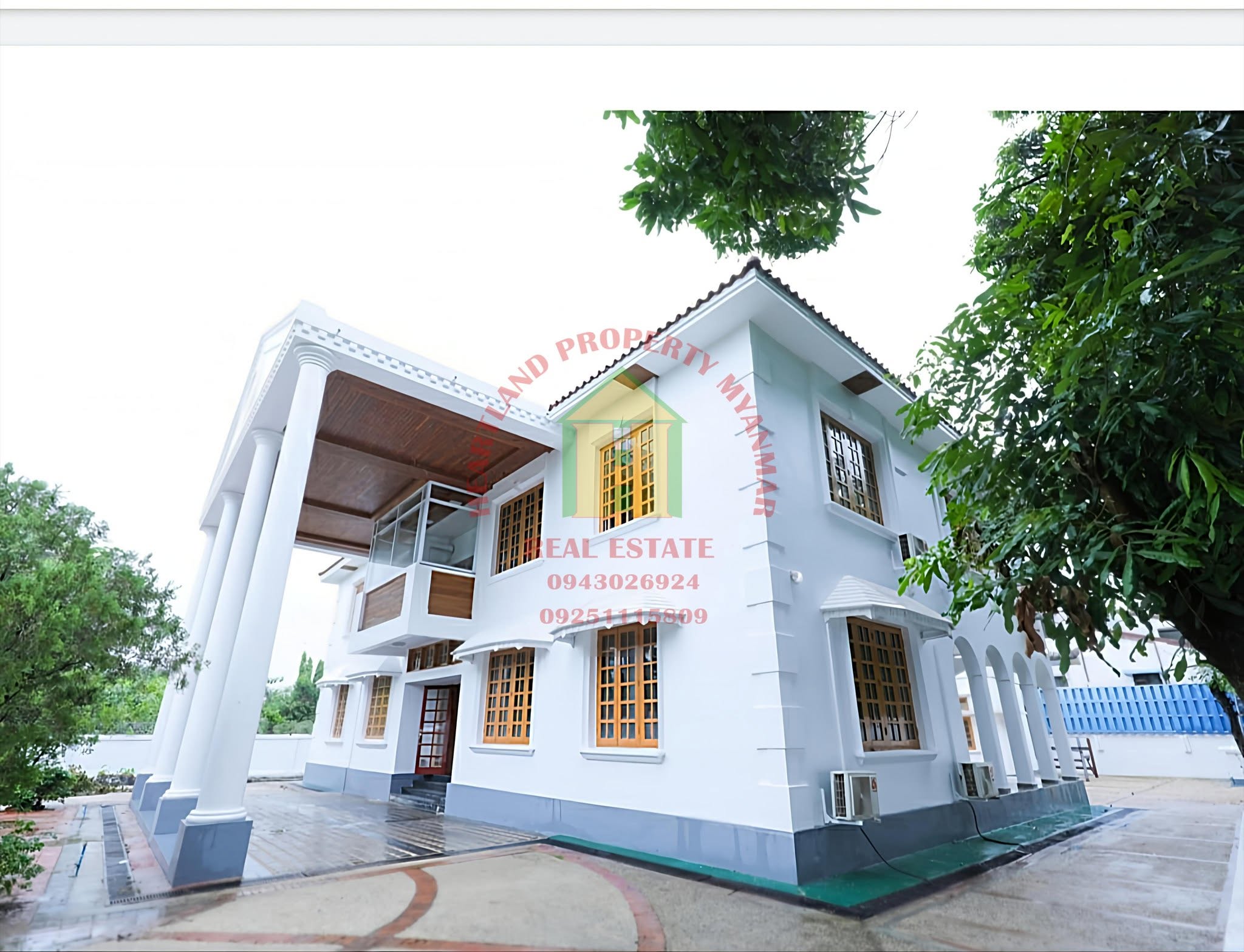 #ကမာရွတ်မြို့နယ်_အင်းယားလမ်းမပေါ်ရှိ #ခြံကျယ်လုံးချင်းအိမ်သန့်ငှားမည်...